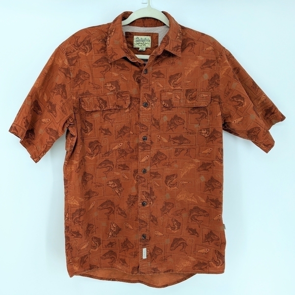 Cabela's Men's Fishing Vented  Shirt Medium - Picture 1 of 12